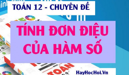 Các dạng bài tập về tính đơn điệu (đồng biến, nghịch biến) của hàm số - Toán lớp 12